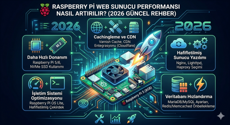Raspberry Pi Web Sunucu Performansı Nasıl Artırılır? (2026 Güncel Rehber)