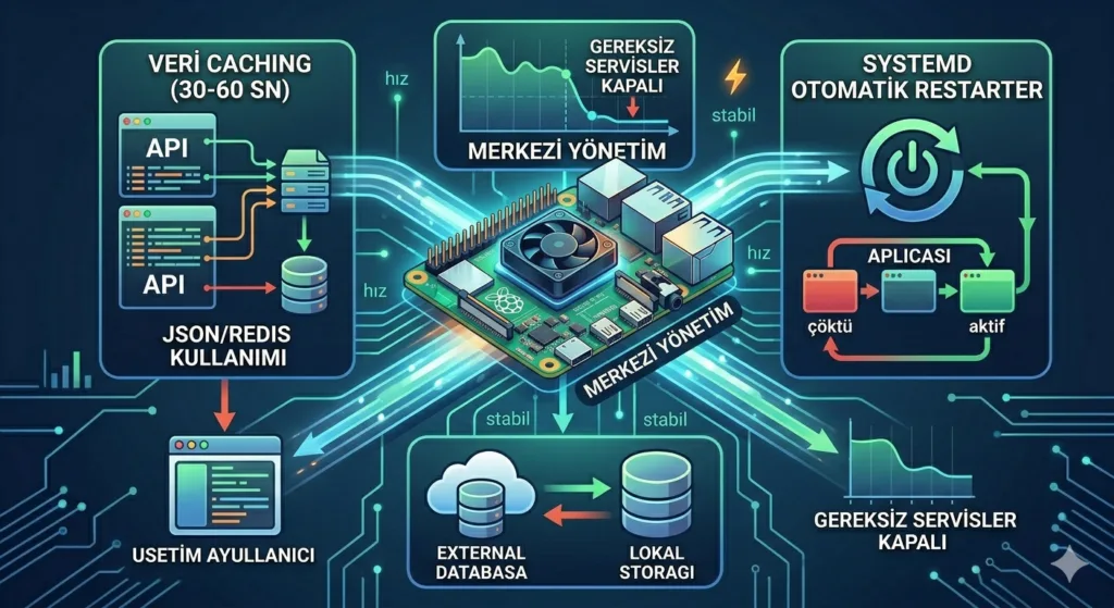 Raspberry Pi web sunucuda önbellek kullanımı