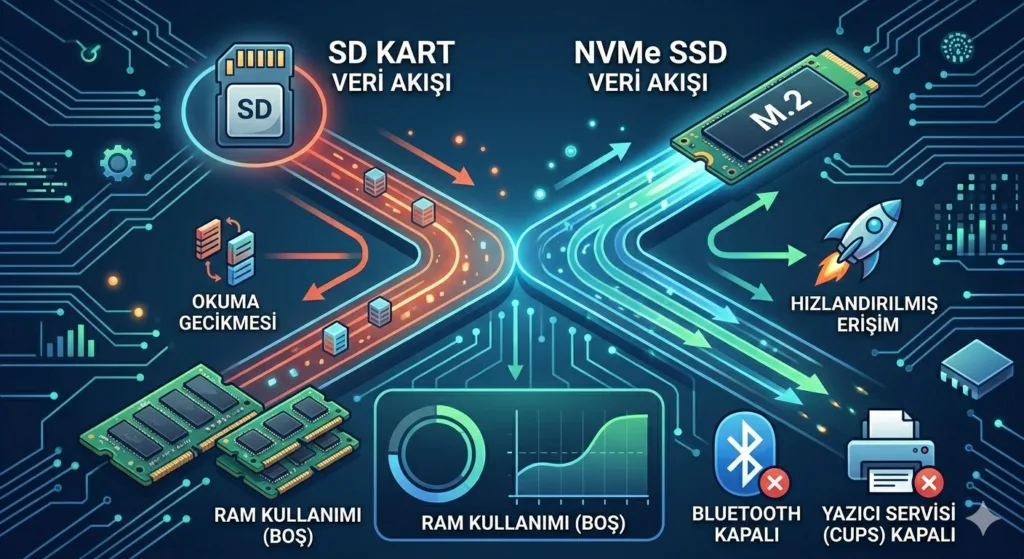 Raspberry Pi web sunucunun yavaşlama nedenleri
